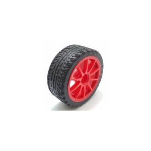 Ruota Racing 65MM diam Rossa Cerchio 10 Raggi