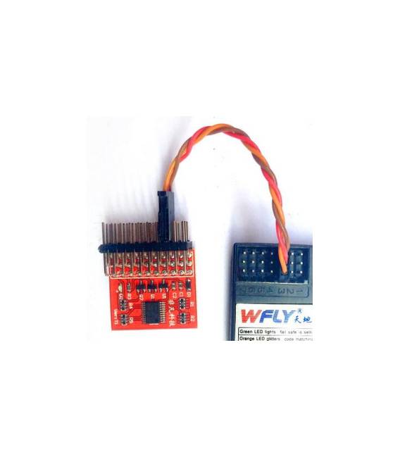 Modulo convertitore di segnale encoder S-BUS Sbus Dbus PWM a PPM a 8 canali per RC DJI Phantom 2 Xaircraft Minix Superx V2
