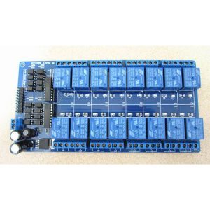 Modulo Relè 12V 16 canali con optoaccoppiatore optoisolato protezione e chip LM2576
