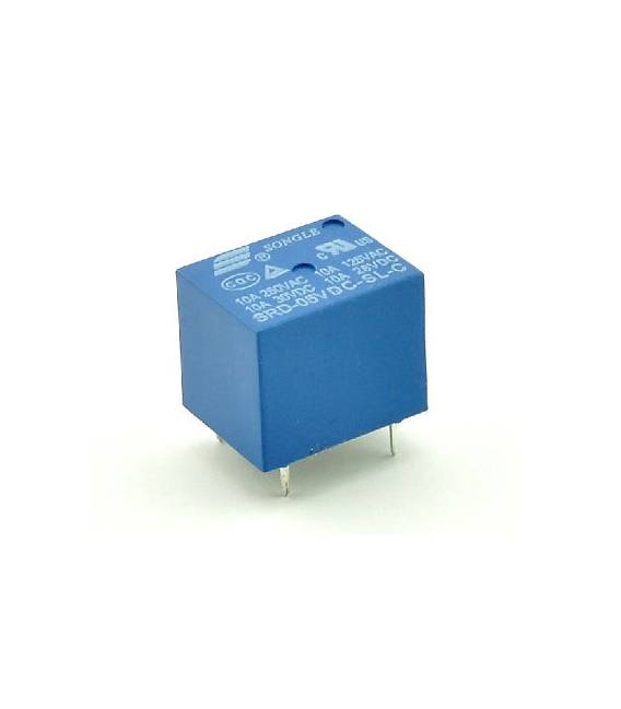 Relè 5 pin 5V DC 3A SRS-DC5V-SL-C circuito stampato PCB Arduino