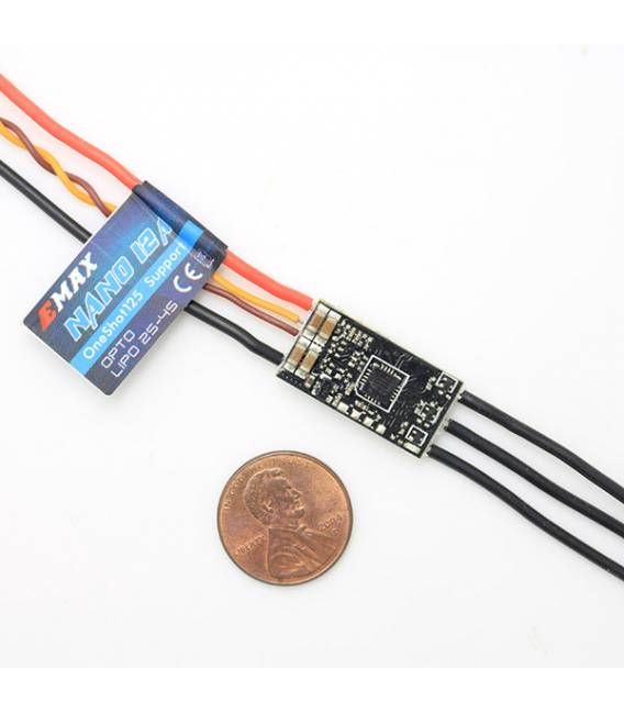 Regolatore di velocità Emax Nano Series 12A Mini ESC 2-4S per drone da corsa QAV250 ZMR250 Quadcopter