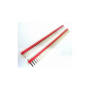 4 Pezzi Red 1*40 2.54 in rame placcato in oro, Maschio pin header