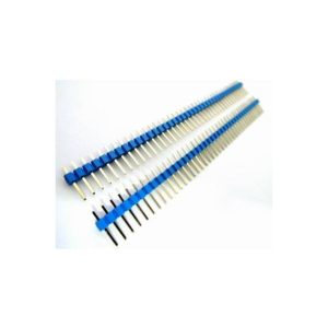 4 Pezzi Blue 1*40 2.54 in rame placcato in oro, Maschio pin header