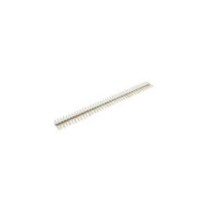 4 Pezzi White 1*40 2.54 in rame placcato in oro, Maschio pin header