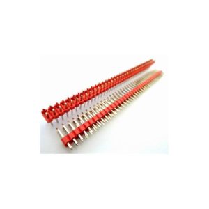 4 Pezzi Red 2*40 2.54 in rame placcato in oro, Maschio pin header