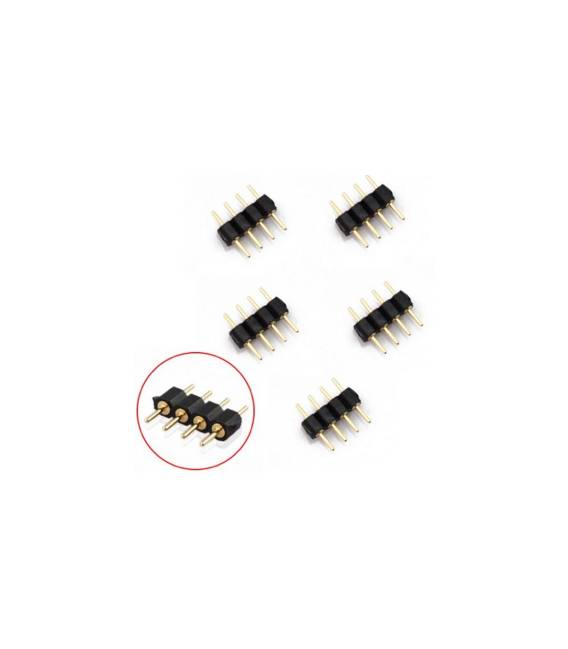 4 Pezzi LED Stripe 4 Pin Connettore 3528 5050 Ect 4P LED