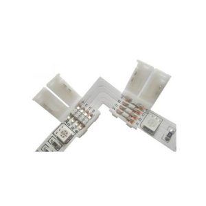 Connettore a 4 pin L per strisce led 5050 3528 RGB L PCB