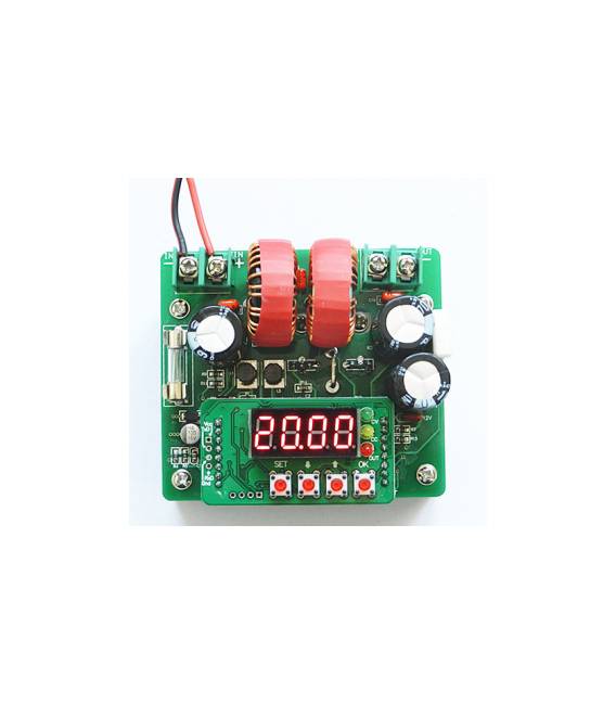 Modulo Boost DC-DC 400W Digitale a Corrente Costante e Tensione Regolabile