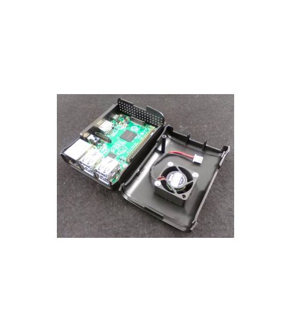 Custodia Black Raspberry pi 3 con Fan2