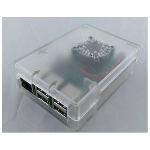 Ventilatore compatibile con custodia quadrata trasparente Raspberry PI 3