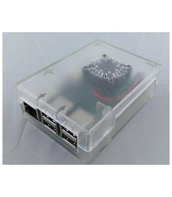 Ventilatore compatibile con custodia quadrata trasparente Raspberry PI 3