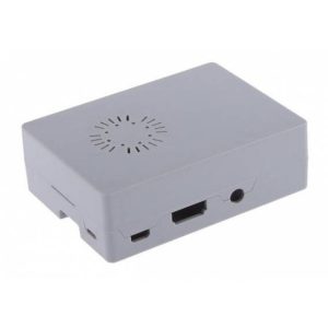Grey Square Raspberry PI 3 Case Compatibile Fan