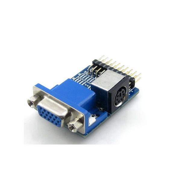 VGA PS2 Board Accessory Test Modulo with VGA + PS2 + Control Connettore Interfaccias for Testing VGA PS2 Interfaccia