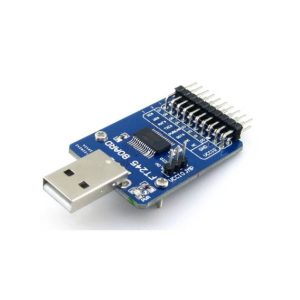 Scheda FTIF USB FIFO FT245 (tipo A) Modulo di valutazione FIFO USB TO Parallelo FT245RL (blu)