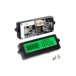 Indicatore di Capacità e Stato della Batteria al Piombo / Litio LY6 - Display Verde/Blu