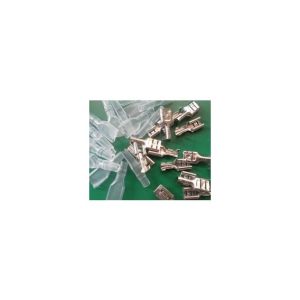 10 Pezzi Terminale freddo da 4,8 mm con molla a spina Terminali Con custodia in silicone