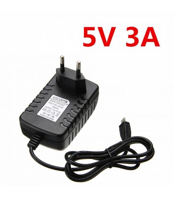 Alimentatore 5V 3A EU adattatore Micro USB per Raspberry