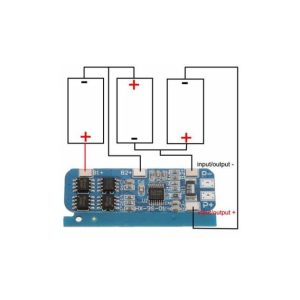 Caricabatterie scheda di protezione BMS 50 x 21 x 1 mm 10A per confezione 3 18650 Li litio prezzo all'ingrosso Batteria