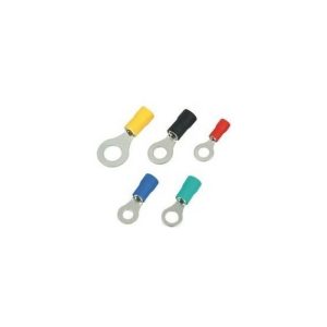 100 Pezzi RV1.25-5 Capicorda ad occhiello, round Terminali, Preisolati, terminal lug, copper wiring nose