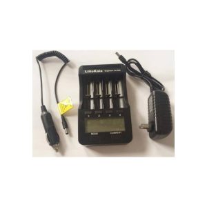 Caricabatterie Liitokala Lii-500 NiMH Batteria 3.7V 18650 26650 1.2V AA AAA Caricabatterie intelligente LCD con uscita a 5 V EUR
