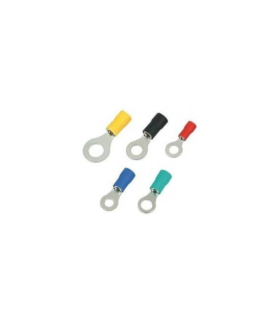 25 Pezzi RV5.5-5 Capicorda ad occhiello, round Terminali, Preisolati terminal lug, copper wiring nose