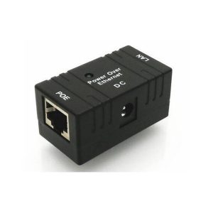 POE poassivo DC Power Over Ethernet RJ-45 Iniettore Splitter Adattatore per montaggio a parete per telecamera IP Rete LAN
