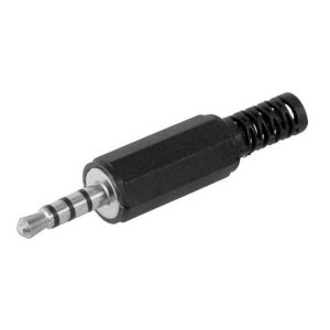 Spina per cuffie quadrupole / 3,5 mm per cuffie a 3 pin a 4 pin con anello a 4 poli