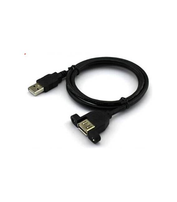 Cavo 30cm da USB 2.0 A Maschio a USB Femmina da pannello con viti