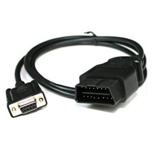 Cavo adattatore convertitore OBD-II da 16 Pins Maschio a Seriale DB9P 9 Pins Femmina OBD OBD2-DB9