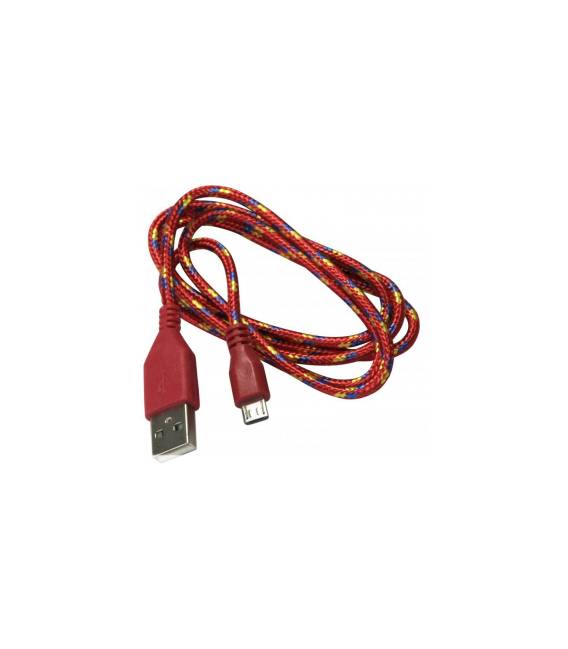 Corda intrecciata a trazione micro usb 1 metro
