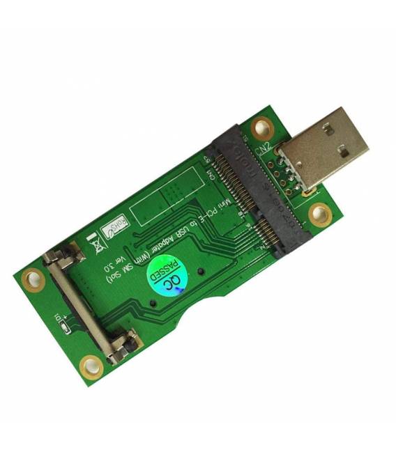 Adattatore Convertitore da Mini PCIe PCI Express a USB con slot SIM Card