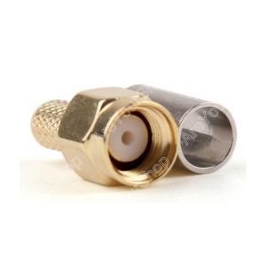 RP SMA Connettore Maschio Jack crimp RG58 RG142 LMR195 RG 400 Cavo line high quality minijack plug wire Connettore