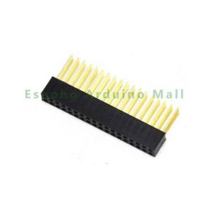 2*18 pin header Femmina passo 2.54mm, pin lunghi per PCB