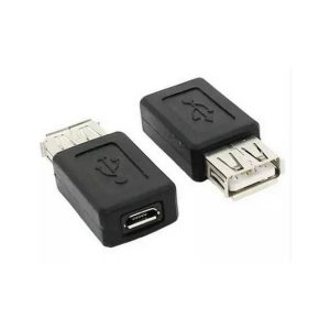 Adattatore convertitore da connettore Micro USB Femmina a USB Femmina