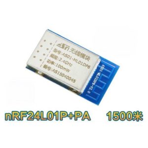 Trasmettitore seriale a lunga distanza a 2.4GHz 100mW, nRF24L01 PA + LNA 1500Mt AS01-ML01DP6