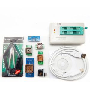 51TL866 II Programmatore Universale USB EEPROM FLASH con 7 Adattatori e Estrattore IC per 13000 ICs