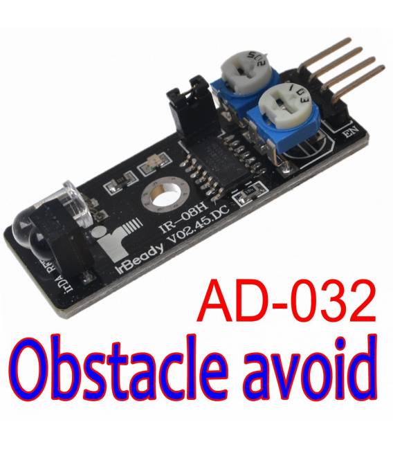 AD-032 Modulo Sensore IR Infrarossi Evitamento Ostacoli Doppia Regolazione Frequenza e Distanza Compatibile Arduino