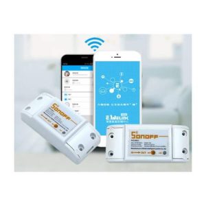 Sonoff Basic 220 V 10 A Smart Home Wi-Fi, 1 interruttore con timer E programmazione di controllo intelligente via Wi-Fi (Compati