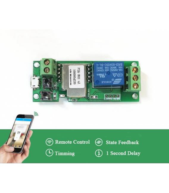 DC5v JOG Pulsante Auto Bloccante Controllo Remoto Smart Home Wifi Wireless
