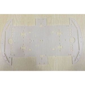 Base Plastica trasparente per Smart Car DIY pre forata