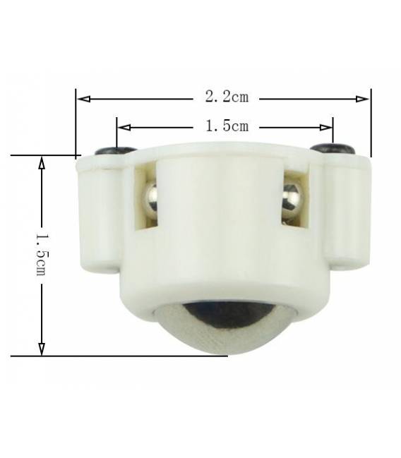Ruota Omnidirezionale MiniQ 3PI per Smart Car con Motore N20