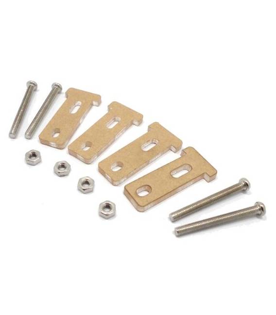 Kit Staffe Montaggio Motori DC per Smart Car, Robot, Rover