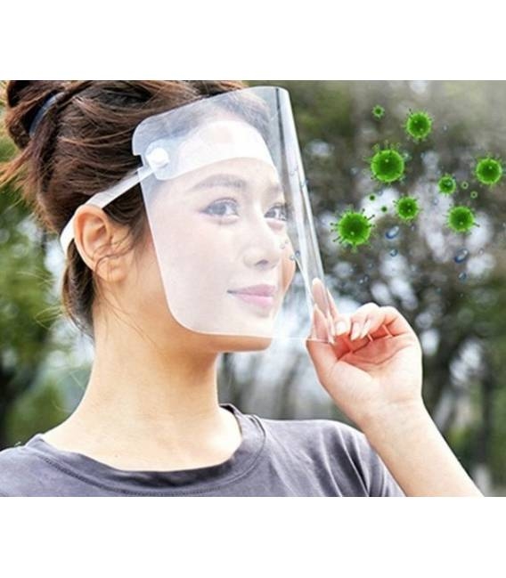 Maschera antipolvere trasparente riutilizzabile