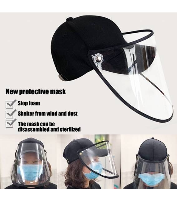 Cappello Protettivo Anti-Sputo da Pescatore Regolabile